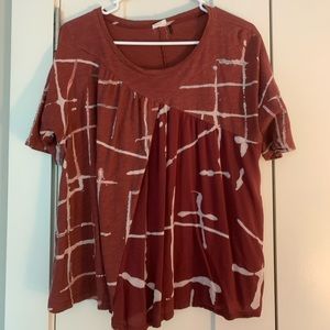 ANTHROPOLOGIE FLOWY SHIRT